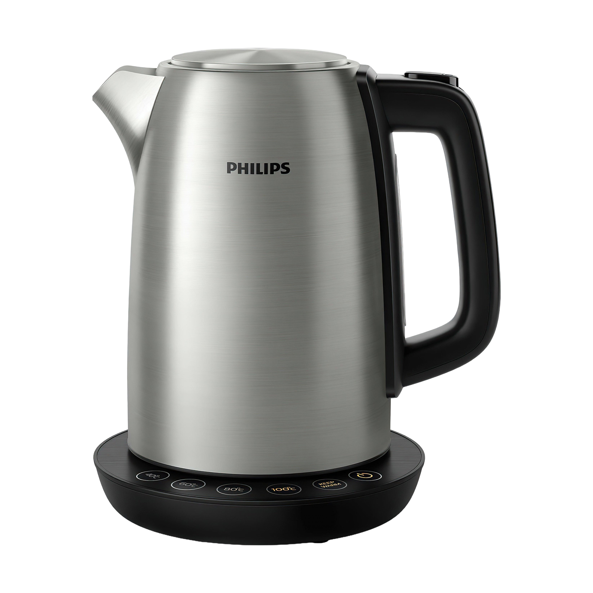 Електрочайник PHILIPS Avance Collection сріблясто-чорний, 1.7 л (HD9359/90)